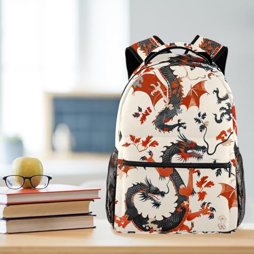 Sac à dos de voyage dragon Campus taille unique multicolore avec sangles confortables - 6