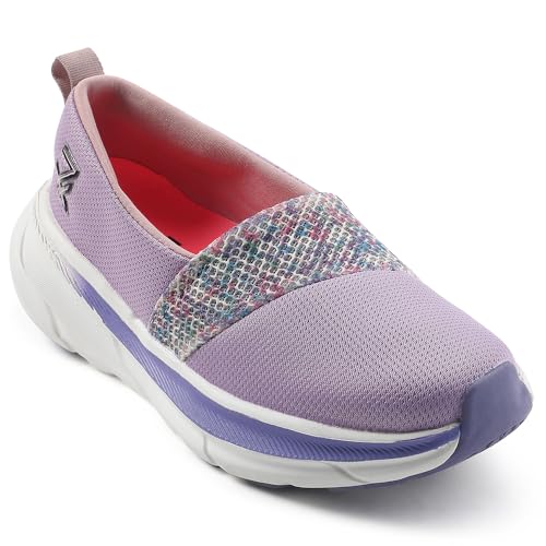 Image of Liberty Leap7x CANBERRA1E Sports Non Lacing Walking Shoes for Women with EVA Sole | Suitable for Jogging Gym | Memory Foam Insole | Comfortable Footbed | Lightweight and Shock Absorption
