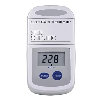 Sper Scientific 300053 Pocket Digital Refractometer, Brix: 0 ~ 95%
