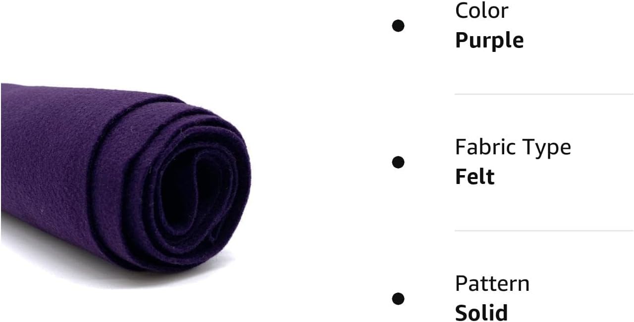 Ice Fabrics Craft Felt Fabric by The Yard - 72" Wide & 1.6mm Thick Acrylic Felt - Soft and Durable Kelly Green Fabric for DIY Arts & Crafts, Decorations and More - 10 Yards Kelly Green