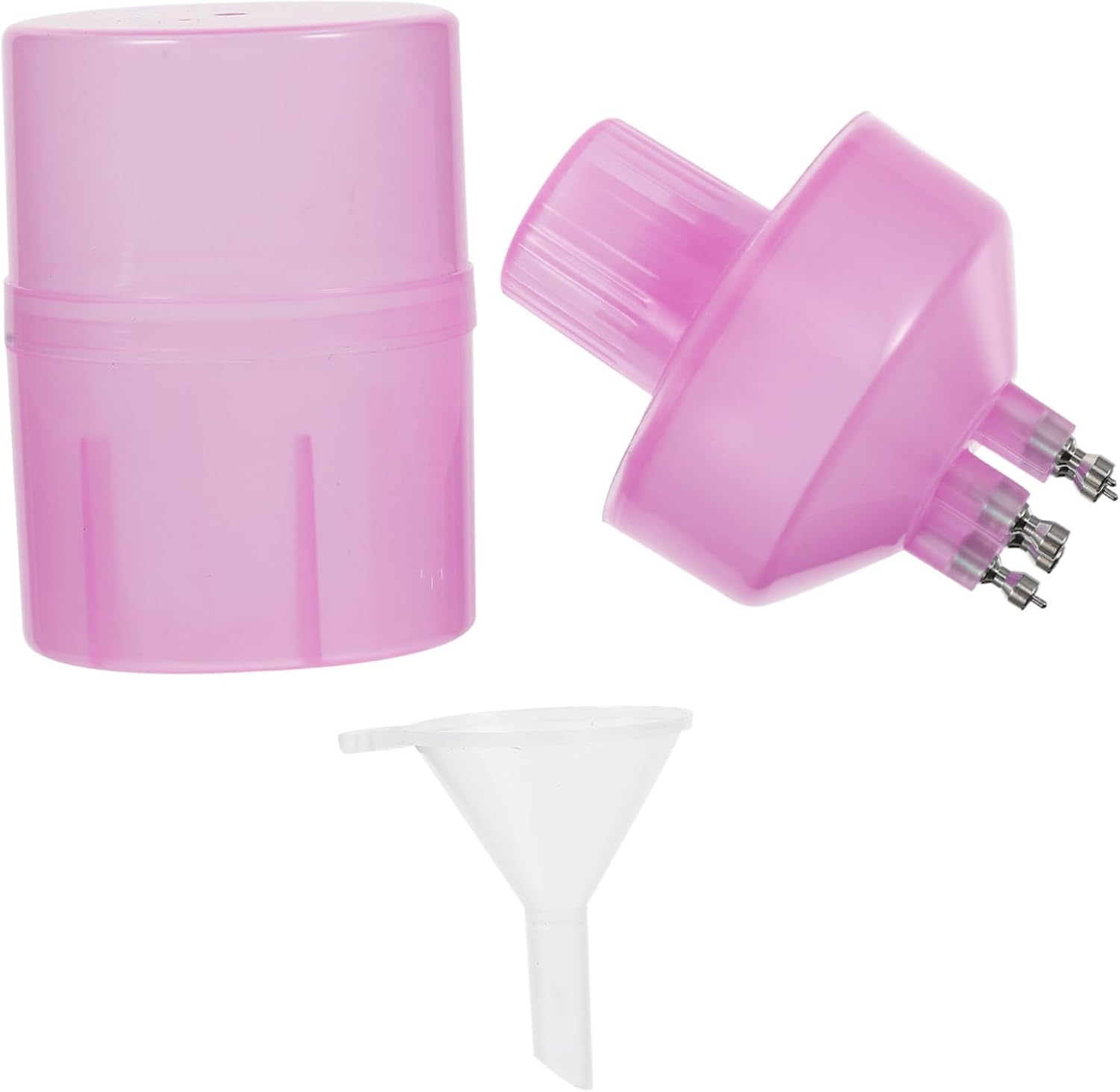 Hair Color Applicator Dropper Bottle for Hair Oil, Plastic Pink