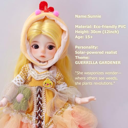 Muñeca Linara BJD 1/6 30 cm con conjunto completo miniatura 3
