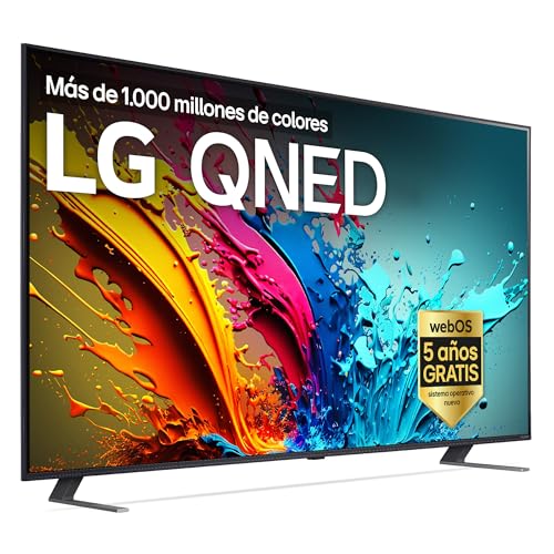 LG 86QNED85T6C 86', 4K QNED, Smart TV, HDR10, WebOS24, Serie 85, Procesador Alta Potencia, Dolby Digital Plus, Gaming