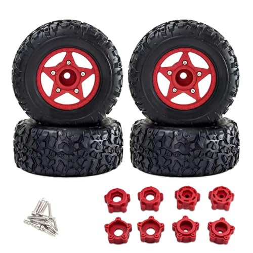 RC�J�[�̃A�b�v�O���[�h�p�[�c For Traxxas For Slash For Arrma For Senton For Vkar For Sctx10 For Hpi 1/8 1/10 4�{ 109mm �V���[�g�R�[�X�g���b�N�^�C�� 12mm 14m