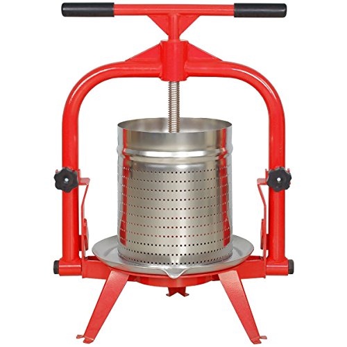 Macintosh 4 Gallon Fruit Press + Stainless Basket #TOP2