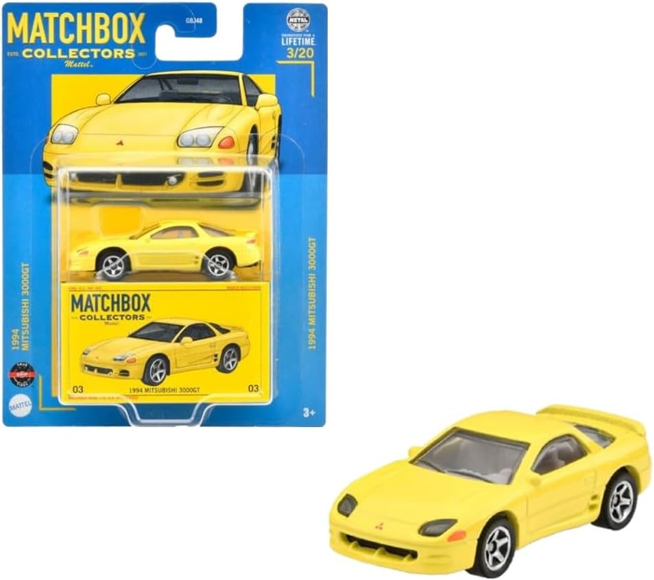 Matchbox Koleksiyon Araçları Serisi GBJ48-HVW18 03/20 1994 Mitsubishi 3000GT