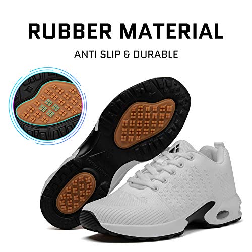 Image of Mishansha Womens Sneakers Air Cushion Running Tennis Shoes Women Lightweight Arch Support Walking Shoes