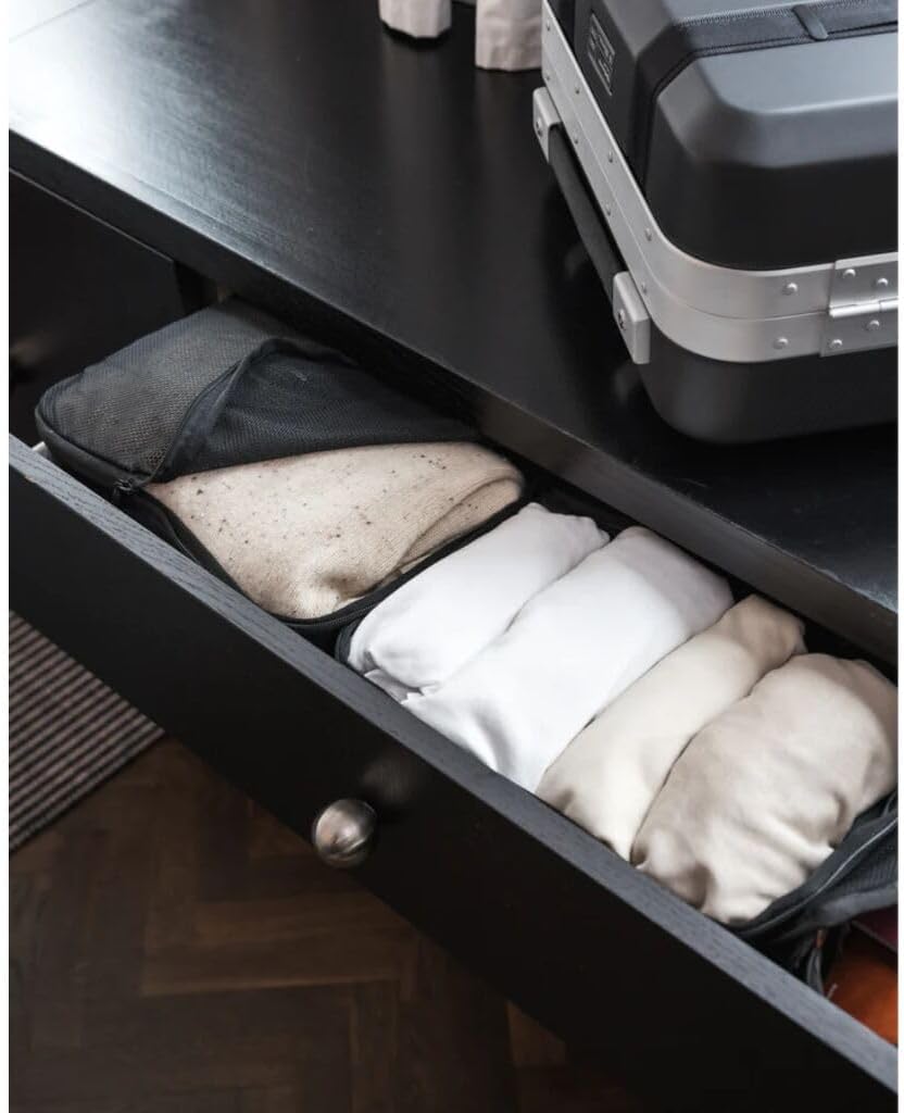 Db Journey The Essential Large Packing Cube - Suitcase, Luggage & Travel Organizer, Lightweight Packing Organizer, Durable & Spacious, 17L - Black Out