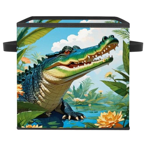 Boîte de rangement pliable crocodile panier d'organisation enfant - 2
