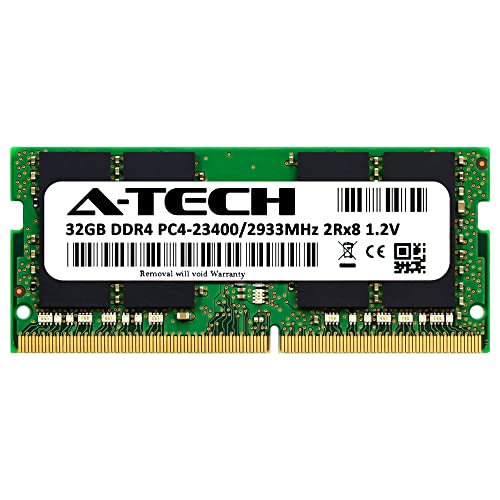 Image of A-Tech 32GB RAM for Acer Nitro 5 Gaming Laptop | DDR4 2933MHz SODIMM PC4-23400 (PC4-2933Y) Memory Upgrade Module