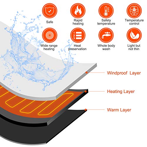 Vintoney Calze Riscaldate Uomo Donna Batteria