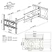 XTRARM TiTon 120 cm de Distancia a la Pared, Soporte de Pared...
