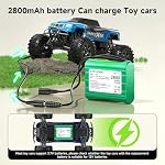 CITYORK 12V Batterie au lithium 2800mAh avec chargeur, 5521 Connecteur mâle, 12V Batterie rechargeable pour DIY Projets, LED Bande de lumière, haut-parleur, RC Voiture, CCTV Caméra, Pianos électriques, Panneau solaire, etc