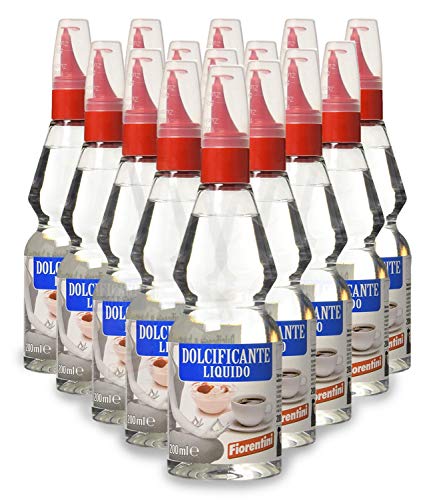 Fiorentini Dolcificante Liquido a Base di Ciclammato di Sodio, Saccarina di Sodio e Taumatina (confezione da 15 bottiglie)