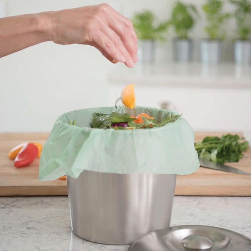 Pull-n-Pak 61004 14" x 18" Compostable 9 Mic Bags | 1900 per Case