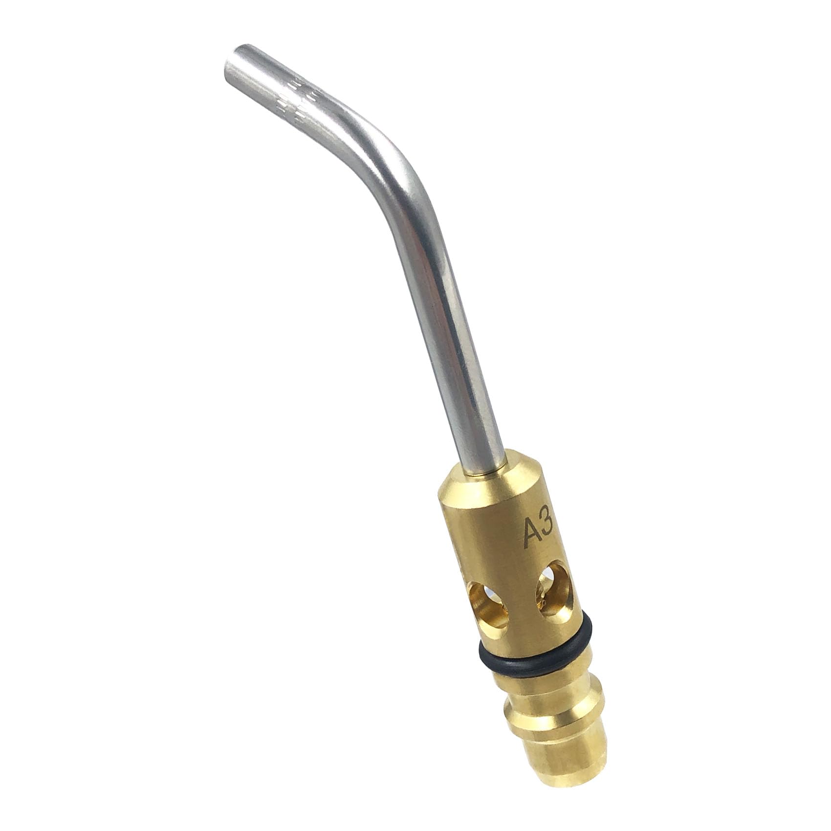 0386-0101 A-3 3/16" Air Acetylene Tip for Torch G-4 or PLF-A5 Handles, Soft Solder 1/4" to 1", Silver Braze 1/8" to 1/2", Manual Lighting, Quick