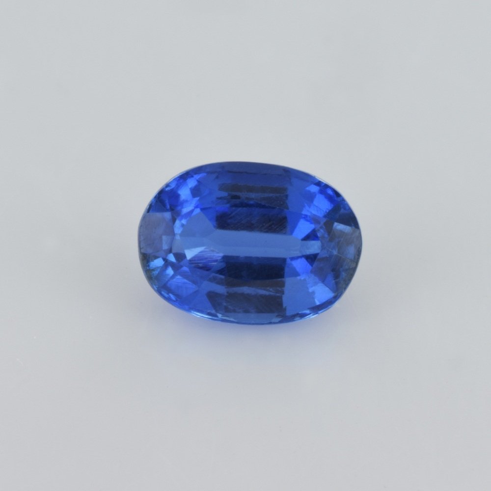 Rasav 1.06 cts Blue Kyanite 7x5x3.3 mm Faceted Cut Oval Shape 1 Piece Gemstone - KYBLU-1036