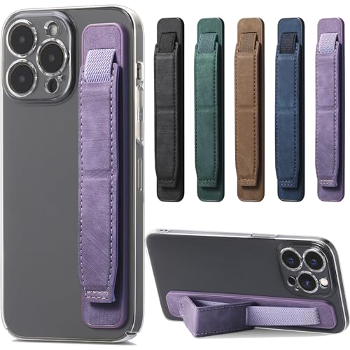 Support télescopique pour téléphone portable et béquille violette multi-angle