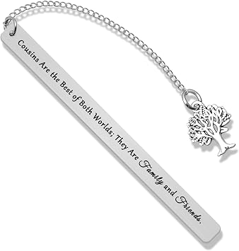 Gifts for Cousin Bookmarks Gifts for Cousin Cousin Birthday Gifts Best Cousin Gifts Bookmarks for Book Lovers Reading Gifts Engraved Bookmark Gift for Reader Cousin Graduation Gifts