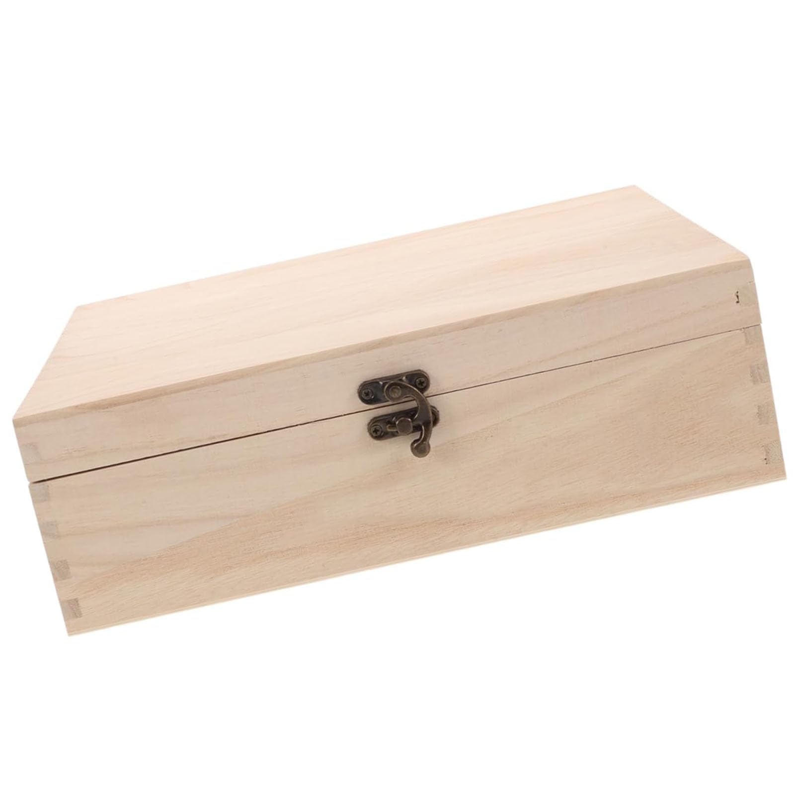 Rustikale Schmuckschatulle mit Fächern, doppellagiger Organizer mit Klappdeckel, multifunktionale Aufbewahrungsbox für Ohrringe und Halsketten