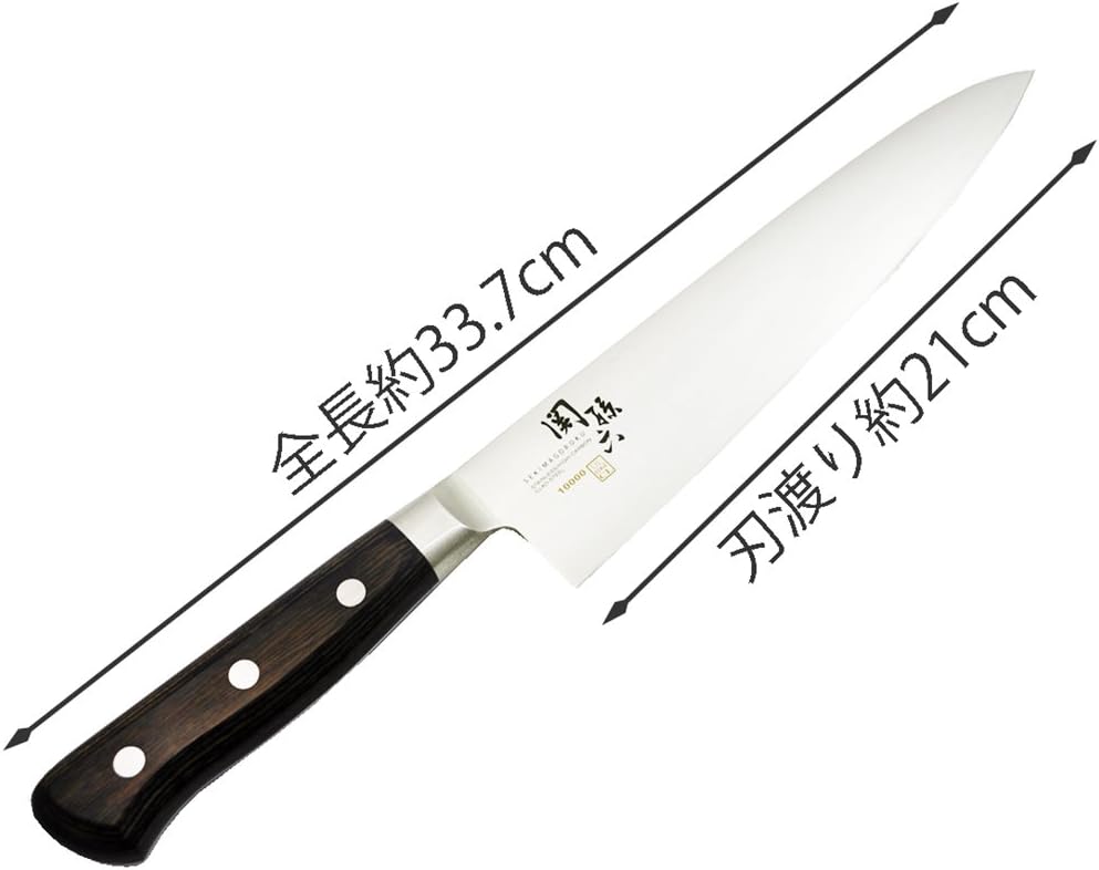 Kai KAI Seki Magoroku Gyu Knife 8.3 inches (210 mm) Left-Handed Dual Use 10000CC AE5164 Made in Japan