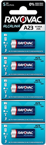 Pilha, Rayovac, V23Ga-5 V23Ga/ A23/ 23A, Pacote de 5