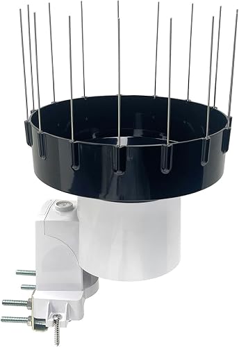 ECOWITT Rain Gauge WH40H, Home Self-Draining Rain Collect…