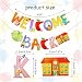 13Pcs Welcome Back to School Party Banner for School Celebrations-Pre-Strung, 10 Feet, Hanging Decorations for Kindergarten&Preschool Hallway Party