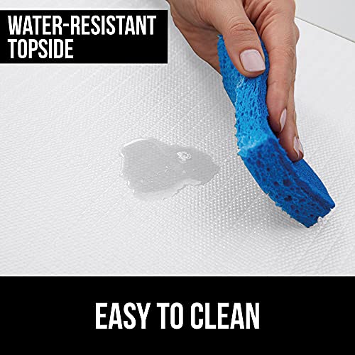 Gorilla Grip Slip Resistant Drawer And Shelf Liner, Non Adhesive Water Resistant, Easy Clean And Trim, Smooth Surface Liners For Kitchen Cabinet, Shelves, Drawers, Pantry, 12 In X 20 Ft, White #TOP5