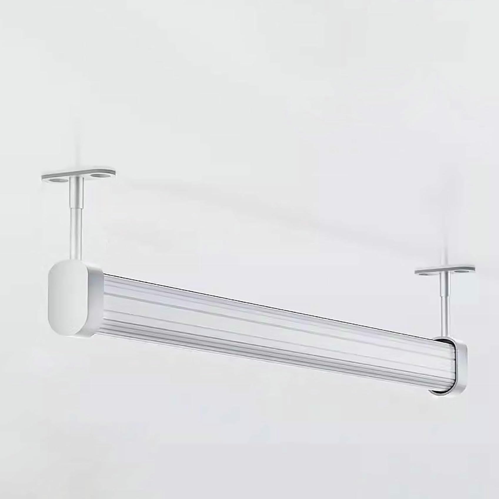 AYCDL Adjustable Heavy Duty Closet Rods for Space Saving Wardrobe,Silver-20in/50.8cm