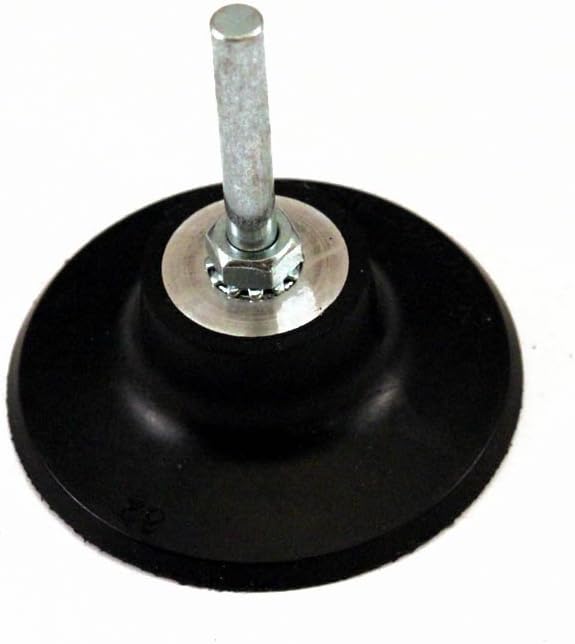 Car Builder Supply QC Type R Disc Holder 3 inch x 1/4 inch Shank Grinding Polishing Sanding Disc Holder