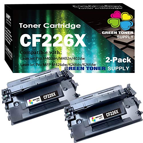 Gts Remanufactured Toner Cartridge Replacement For Hp Cf226X ( Black , 2-Pack ) #TOP15