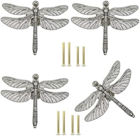 JfwuHap SCRTB 4Pcs Fish Knobs For Door Cabinet Closet Drawer Cupboard
