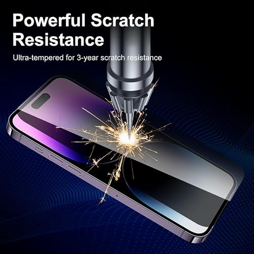 chejuza Protection d'écran de confidentialité pour Realme 14/14T 5g [2 pièces],dureté 9H, couverture complète anti-espion en verre trempé, protection d'écran HD