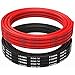 Produktbild MMOBIEL Batterie-Elektrokabel, AWG 10, 6 mm², rot und schwarz, 2,5 m / 8,2 ft, Silikonkabel mit 1.050 Adern als Kernstränge für RC-Drohnen, Flugzeuge, Lastwagen, Autos, Batterieklemmenkabel