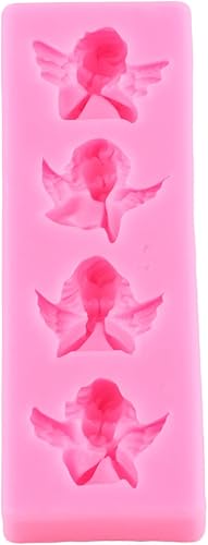 Miniatura 8 de Moldes de silicona para decoración de pasteles de querubín de ángel para decoración de pasteles, decoración de cupcakes, azúcar, manualidades,