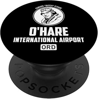 O'Hare International Airport Chicago ORD Flight # Travel Day PopSockets Standard PopGrip
