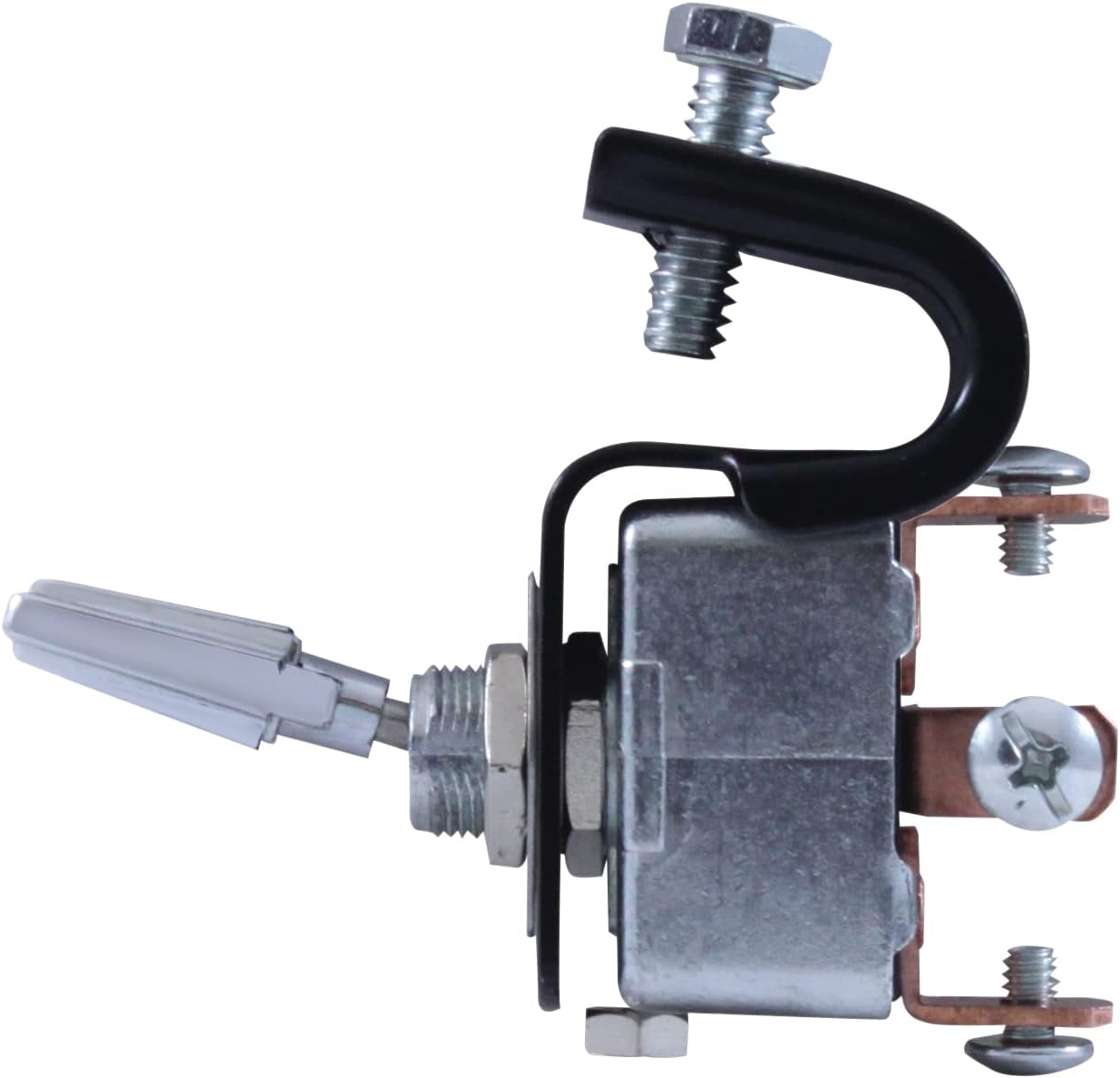 United Pacific S1206 Vintage Clamp-On Dash Switch On-Off-On Heavy Duty Switch