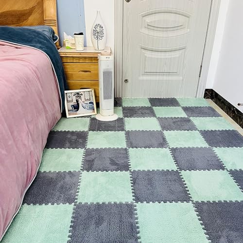 Tapis de sol emboîtables en mousse moquette pour chambre