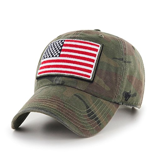 47 Brand Men's Operation Hat Trick Movement Clean Up Camo Adjustable Military Cap Hat