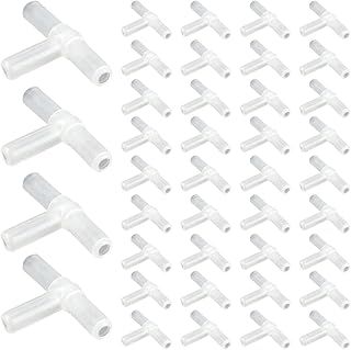 Gesponserte Anzeige – 40 stücke Aquarium Luftschlauch Stecker Transparent 3 Way Form T Anschluss Aquarium Luftventil Steck...