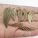 iloveDIYbeads Wings Charm Collection-about 55pcs Craft Supplies wing Charms Pendants by pair for Crafting, Jewelry Findings Making Accessory For DIY Necklace Bracelet Earrings (M083)