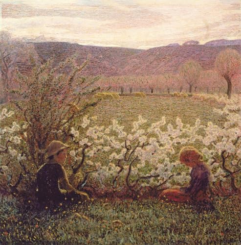 Lienzo Modernos Cuadro Famosa Pintura Prado en flor Acabado Galería de Arte 60x90cm