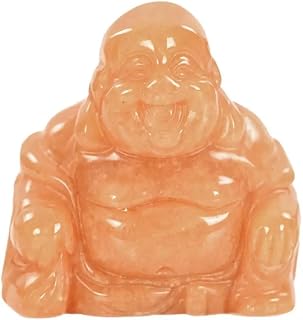 Gemstone Buddha Figurine Red Aventurine