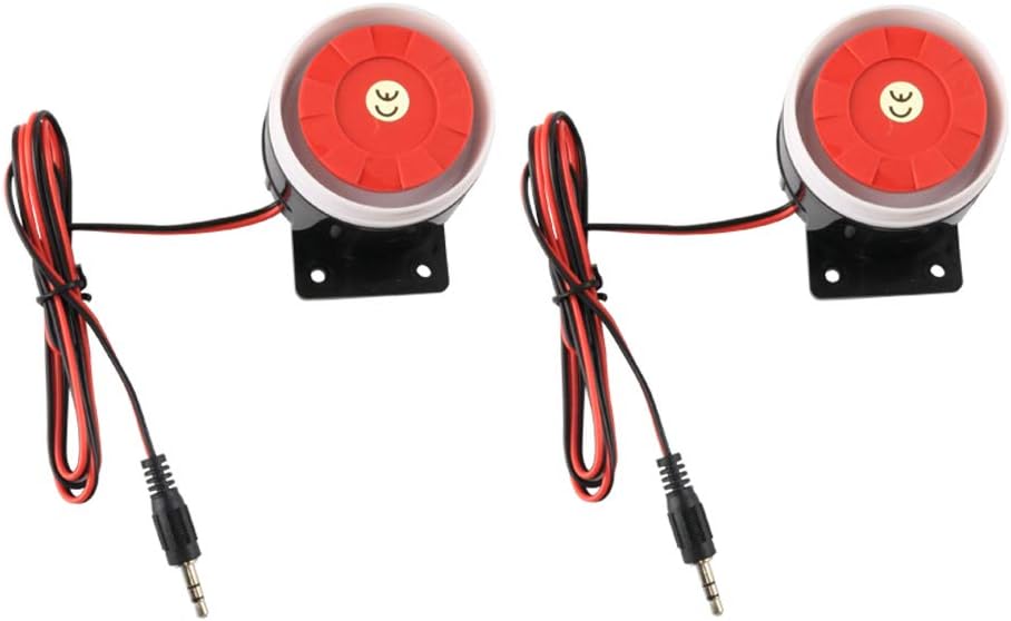DC12 V 120 db Continuous Sound Decibel Piezo Buzzer IC Alarm Speaker 2 PCS