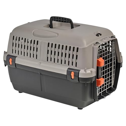 URBNLIVING Dog & Cat Pet Carrier Travel Crate – Approved Transporter Cage Kennel Box for Car Travel - Medium