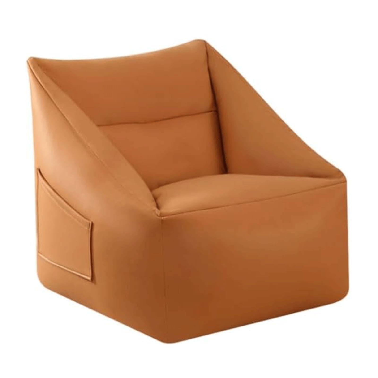 Foanbag, przenośna skórzana sofa z podłokietnikami kieszonkowymi, wygodne wielokolorowe siedzenia, idealne do salonu, pokoju gier i pokoju zabaw.