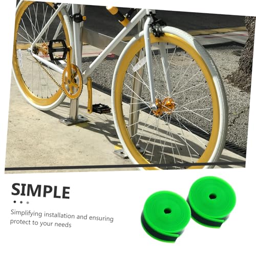 Mikikit 2rolls Tire Liner TPU Flat Protector for Lightweight Puncture Belt Fits Tire Easy Installation 5