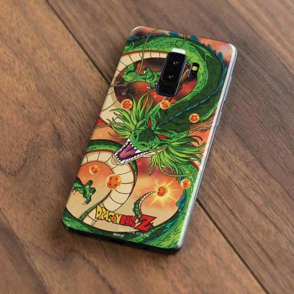 Miniatura 4 de Skinit Calcomanía para teléfono compatible con Galaxy S9 Plus, diseño oficial de Dragon Ball Z One Wish Shenron
