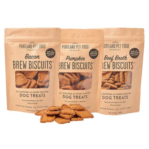 Portland Pet Food Company Brew Biscuits Variety, Natural Dog Treats